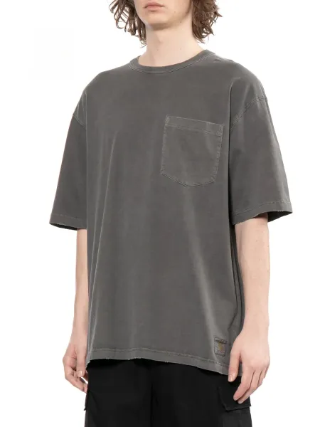 Carhartt Work In Progress Carhartt WIP Pocket T-Shirt Charcoal Gray T-Shirt T-Shirts - 3