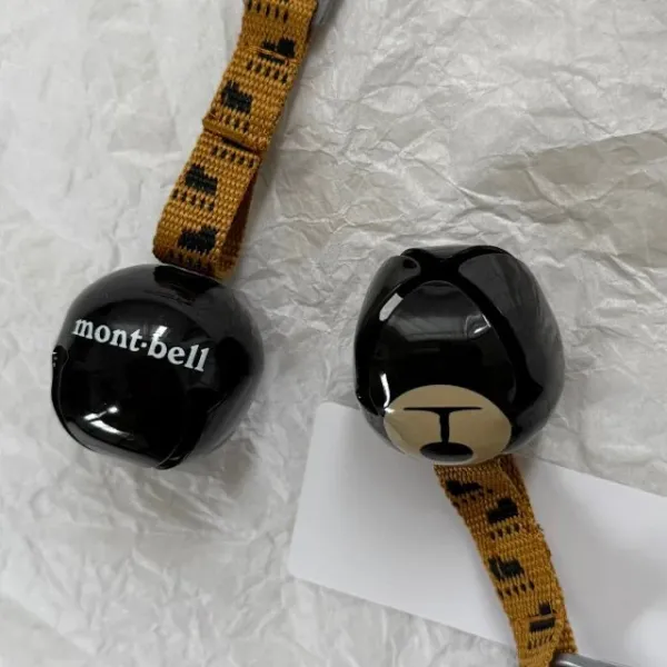 Design Mont-bell Bear Bell Keychain Black Accessories - 16