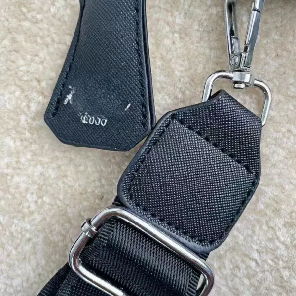 Prada Re-Nylon Mini Shoulder Bag Black - 5