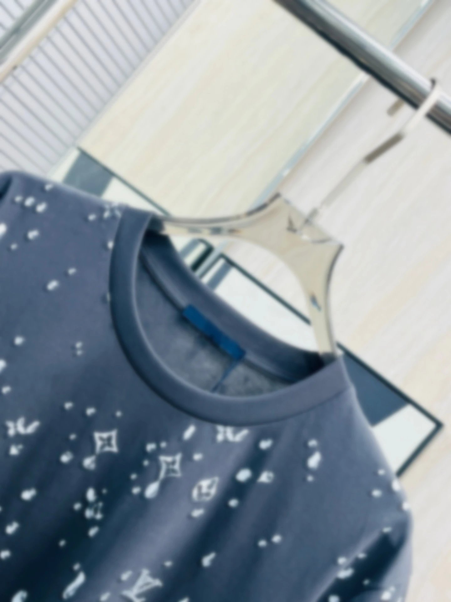 Louis Vuitton Monogram Splash Print T-Shirt Navy - 8