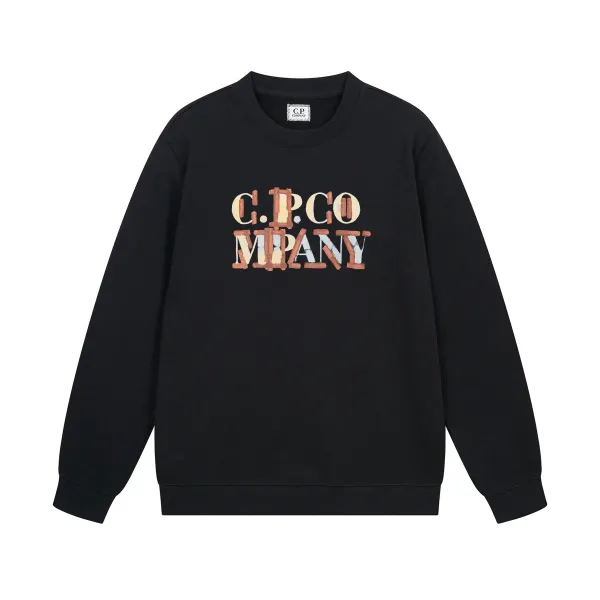 C.P. Company Logo Print Heather Gray Hoodie - 4