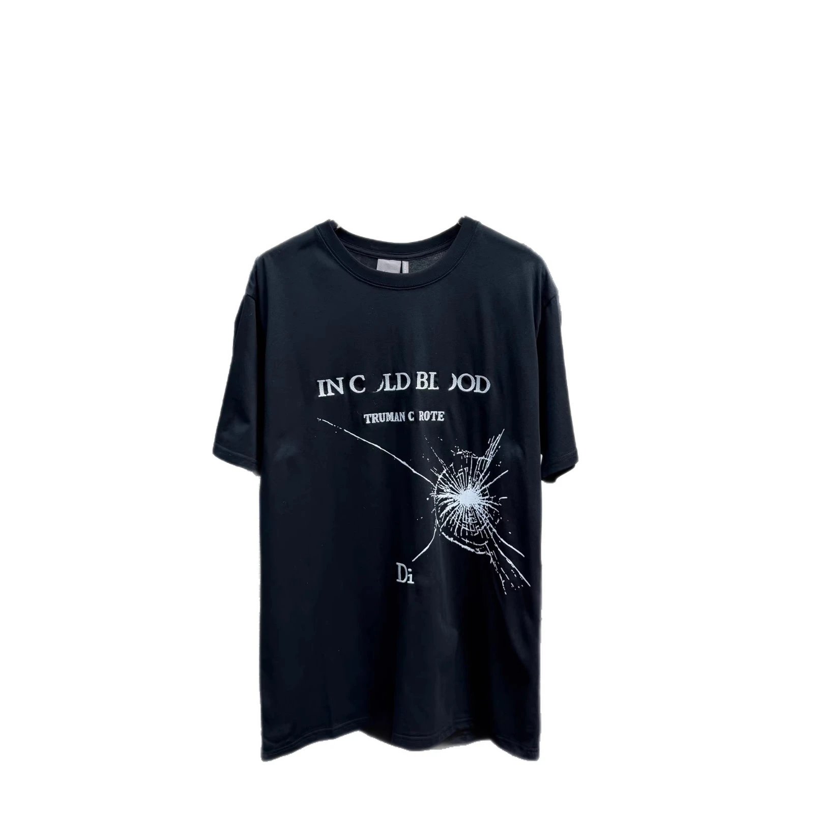 Dior Black Graphic Print Oversized T-Shirt