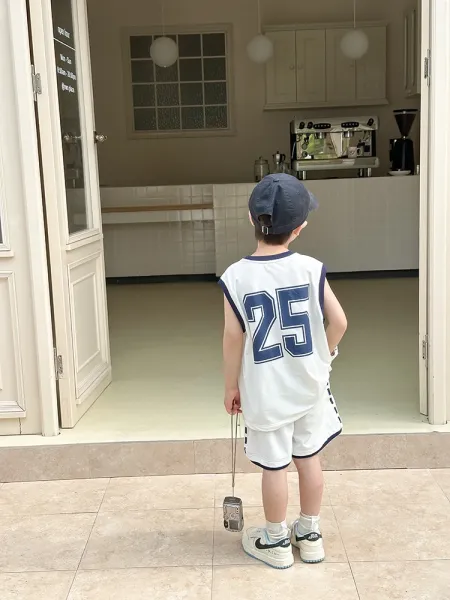 Design Star Nature 25 Basketball Jersey Set Navy Blue - 20