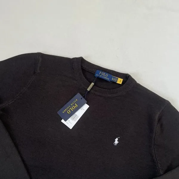 Polo Ralph Lauren Classic Crewneck Sweater Navy Blue - 15