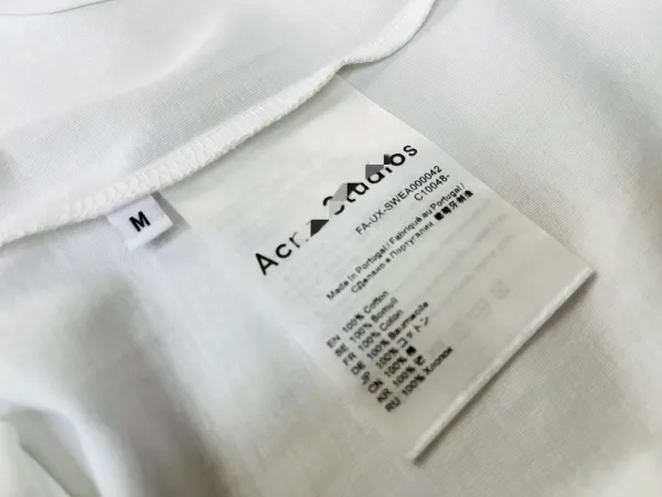 Acne Studios Stockholm 1996 Logo T-Shirt White - 15
