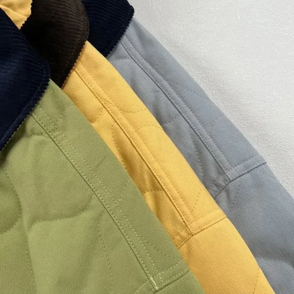 C.P. Company Quilted Field Jacket Olive Green / Yellow / Gray Outerwear - 29