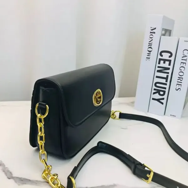 Dior Oblique Print Mini Chain Shoulder Bag Black - 12