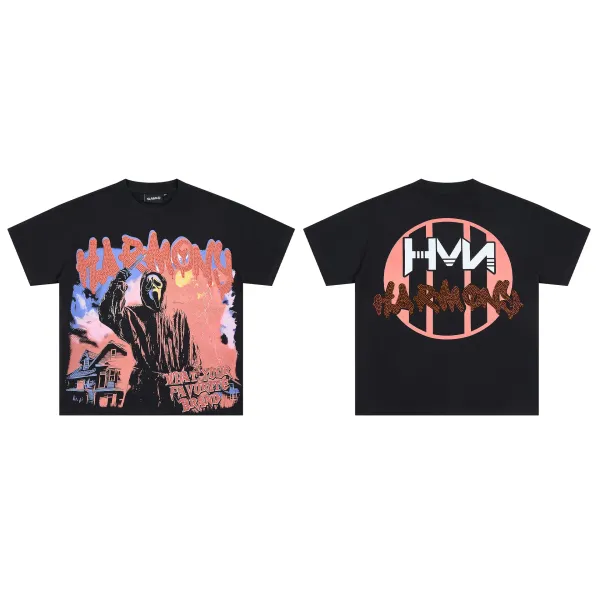 Design Harmony Carnival Graphic Print Tie-Dye T-Shirt T-Shirts - 14