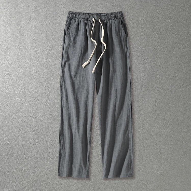 Design Drawstring Lounge Pants Gray - 4