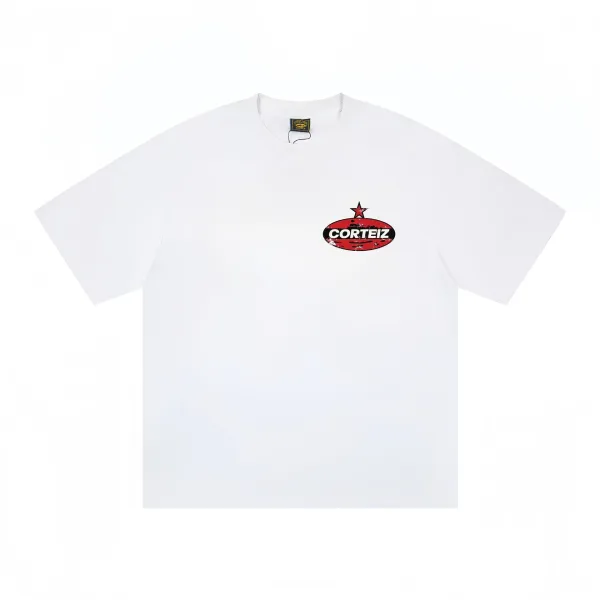 Corteiz Logo Graphic White T-Shirt - 1