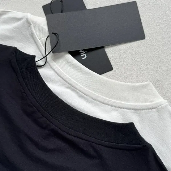 Design Goldwin Minimal Logo Cropped T-Shirt White and Black T-Shirts - 18