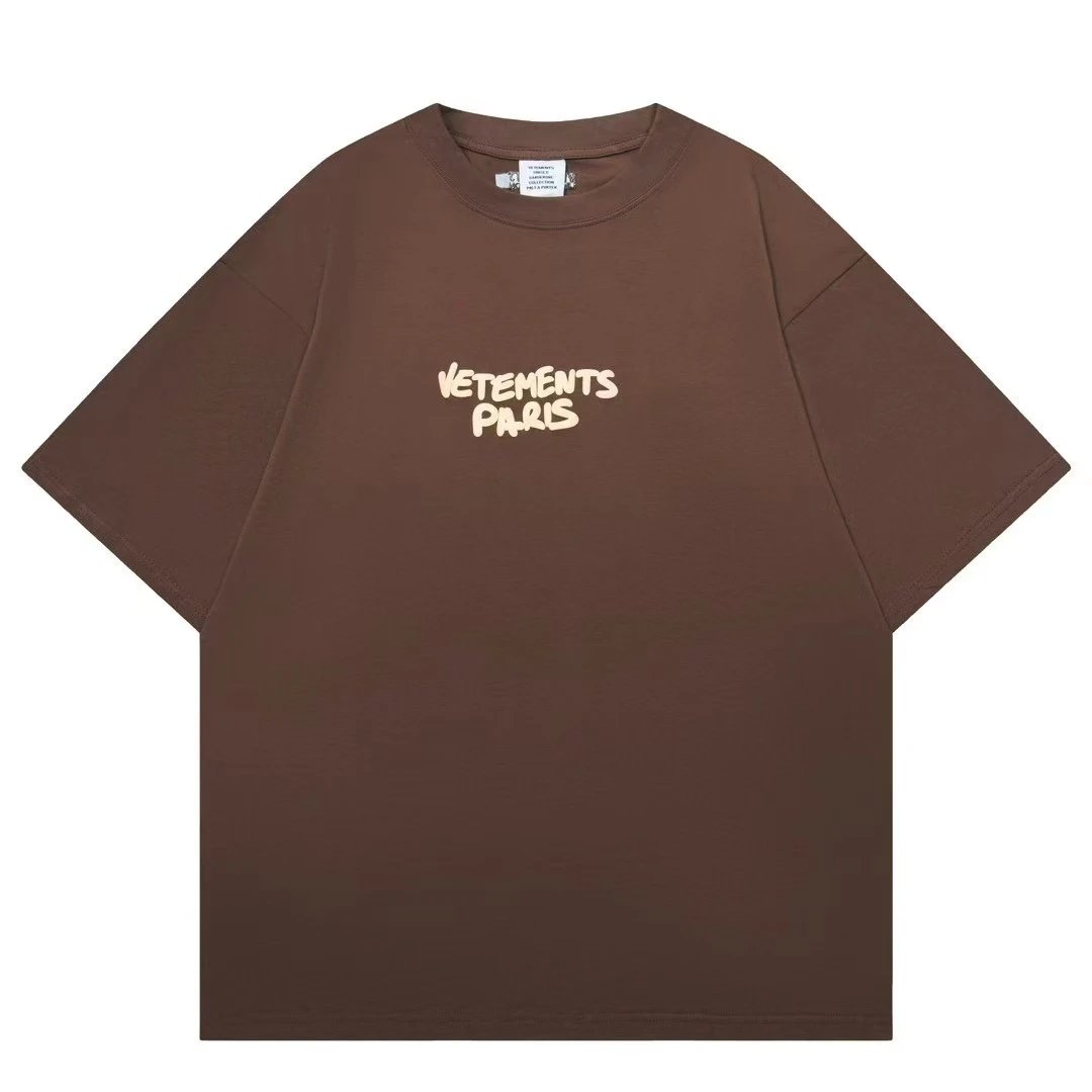 Vetements Graphic Print Black Oversized T-Shirt