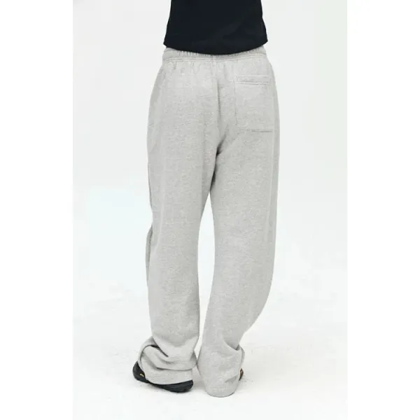 Design Oversized Metallic Knit Sweater Gray Sweatpants Black Leather Hobo Bag - 7