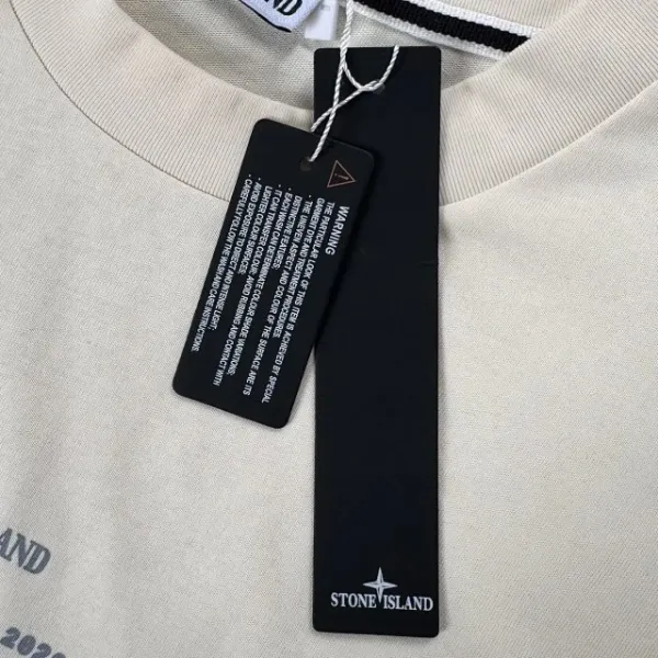 Stone Island Compass Logo Print Black T-Shirt - 24