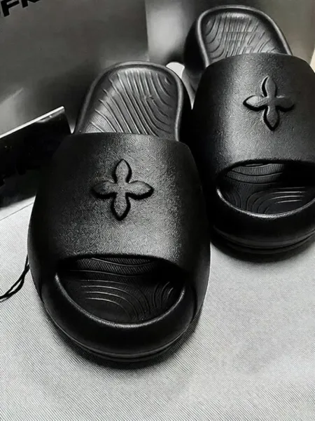 Louis Vuitton Monogram Slide Black Slippers - 2