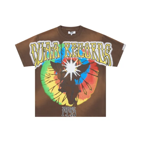 Design Duaa Records 1993 Graphic Tee Brown T-Shirts - 1