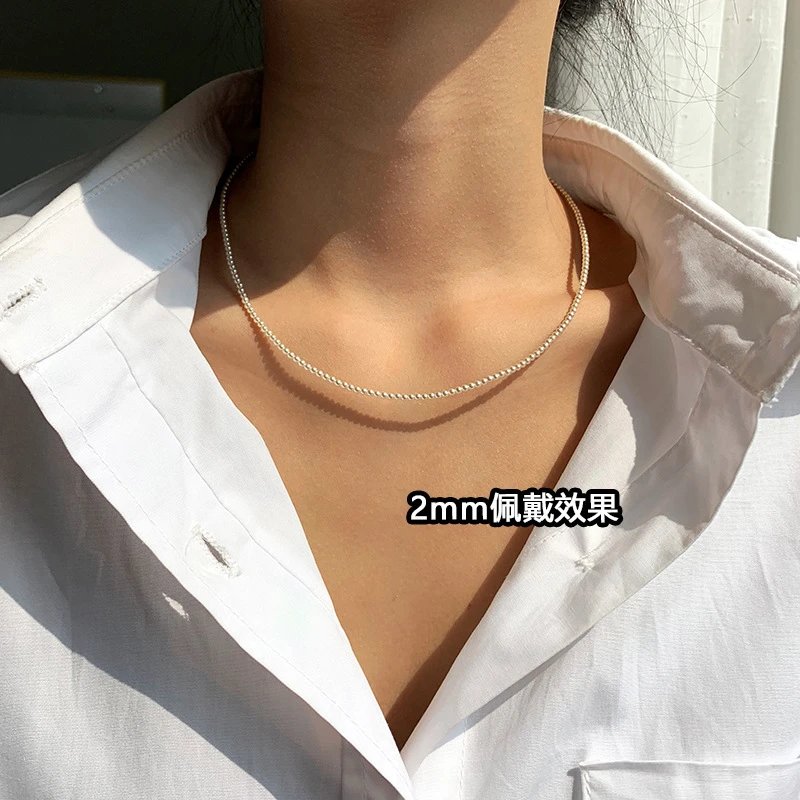 2mm施家水晶珠【38+5CM】