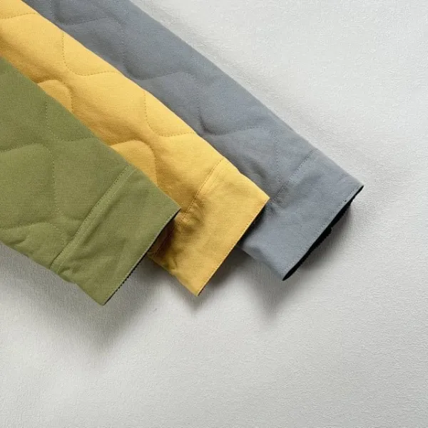 C.P. Company Quilted Field Jacket Olive Green / Yellow / Gray Outerwear - 33