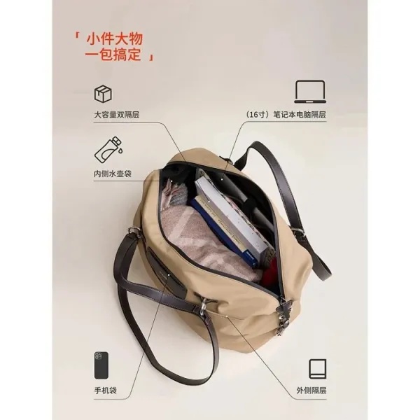 Rimowa x Moncler Duffle Bag Beige Travel Bag - 11