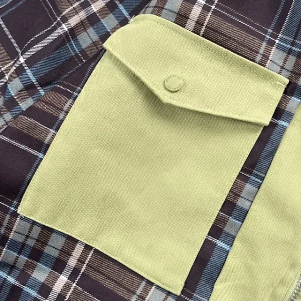 C.P. Company Quilted Field Jacket Olive Green / Yellow / Gray Outerwear - 36