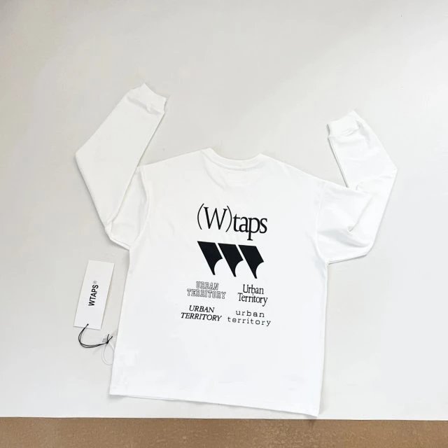 Design Wtap Urban Territory Long Sleeve T-Shirt Black / White T-Shirts - 14