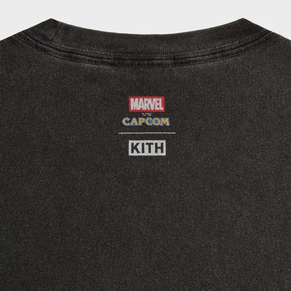 Kith x Marvel x Capcom Street Fighter Graphic T-Shirt Black - 22