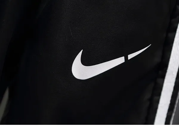 Nike Windbreaker and Track Pants Set Black White Kids Tracksuit - 14