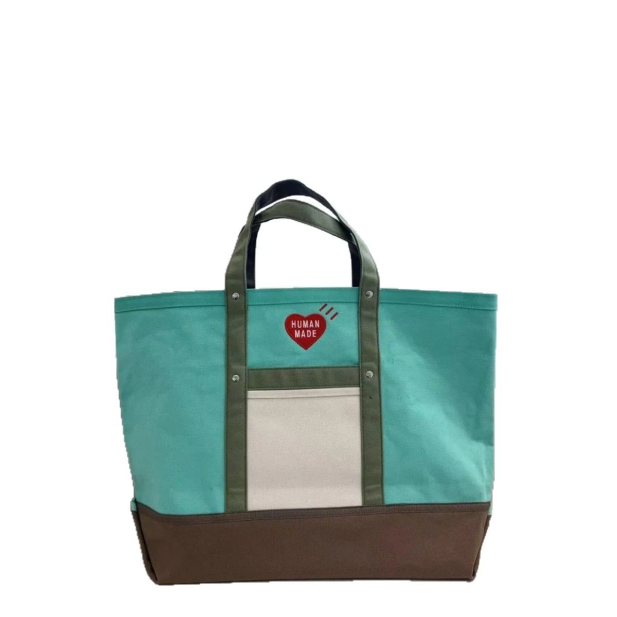 Human Made Colorblock Canvas Tote Bag