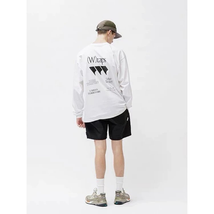 Design Wtap Urban Territory Long Sleeve T-Shirt Black / White T-Shirts - 6