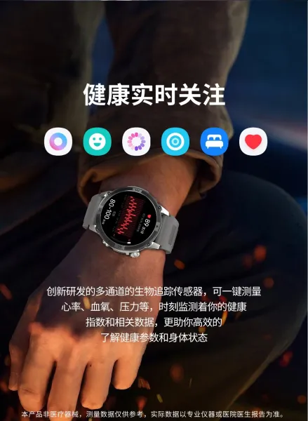 Design GPS Smartwatch Black with AMOLED Display Smartwatches - 18