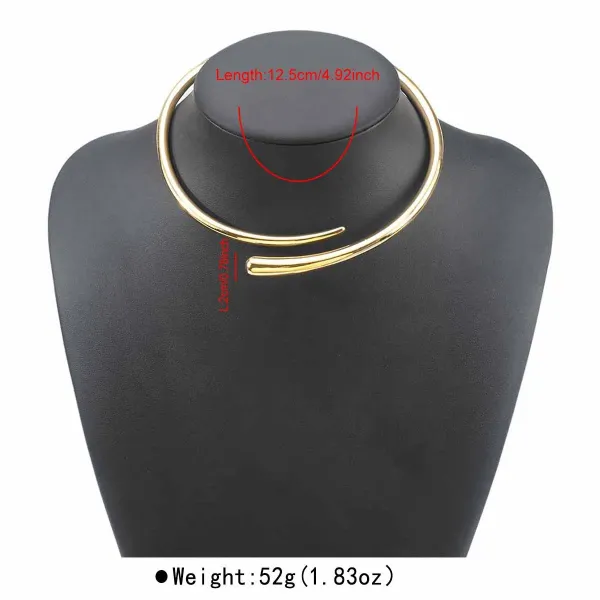 Design Teardrop Open Ring Gold Jewelry - 6