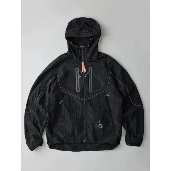Design ROA x And Wander Lightweight Hooded Windbreaker Beige Outerwear - 22