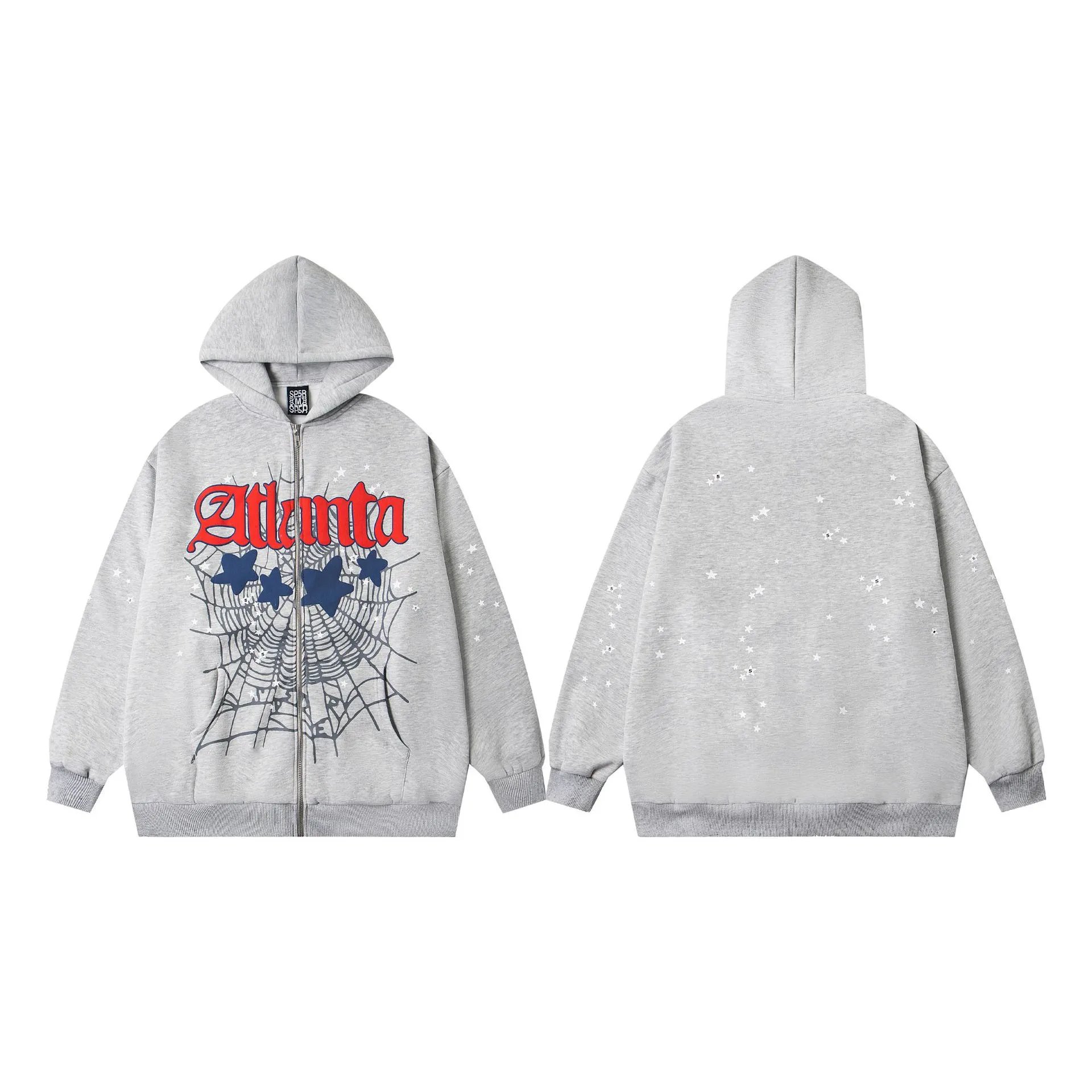 Spöder Spider Web Zip-Up Hoodie Black - 4