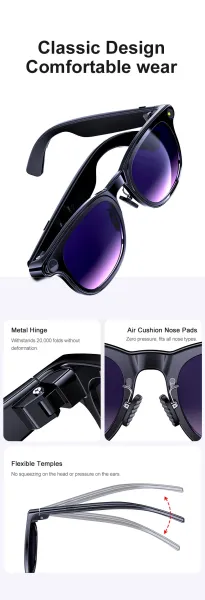 Design Smart Polarized Sunglasses with Interchangeable Lenses Eyewear - 6