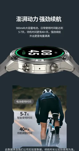 Design GPS Smartwatch Black with AMOLED Display Smartwatches - 9