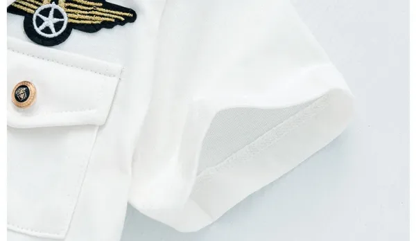 Design Pilot Costume Set White / Black Kids Sets - 10