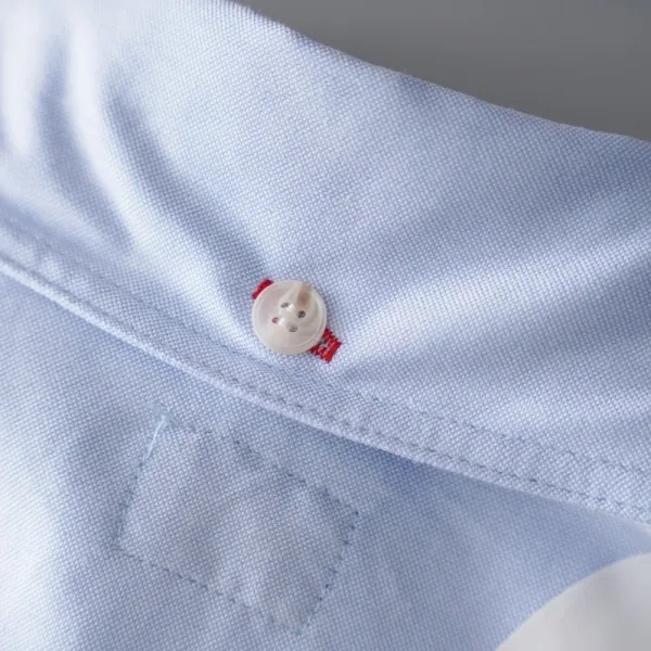 Off-White V-Logo Short-Sleeve Shirt Light Blue - 9