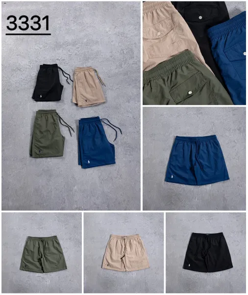 Polo Ralph Lauren Classic Swim Trunks Navy, Black, and Khaki Shorts - 2