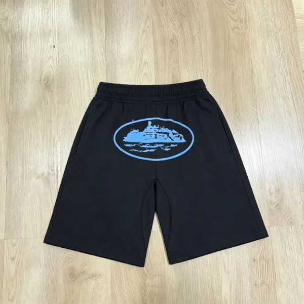 Design Island Graphic Shorts Black - 1