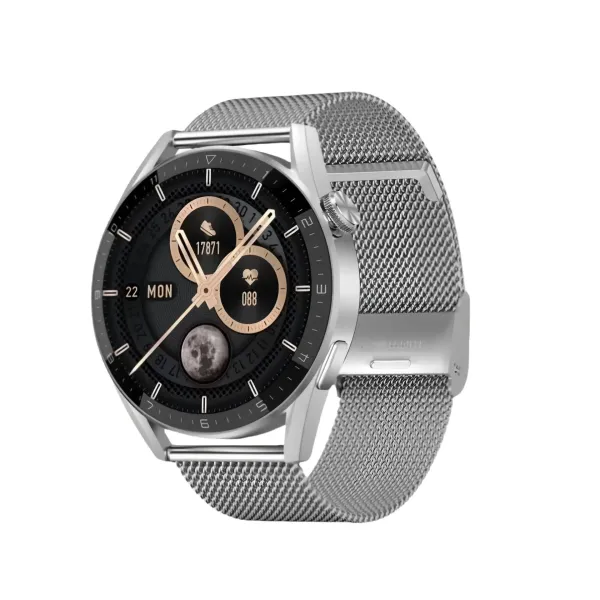Design Huawei Watch 3 Pro Silver Mesh Smartwatch Smartwatches - 1