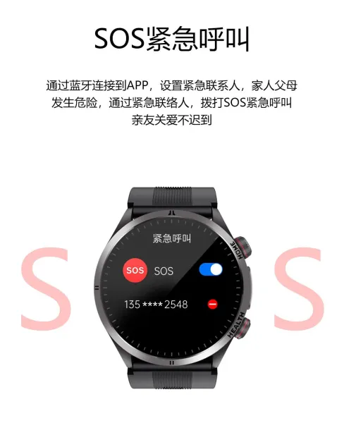 Design Smartwatch Blue Silicone Strap Smartwatch Smartwatches - 10