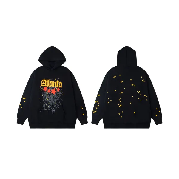 Design Atlanta Spiderweb Hoodie Black - 1