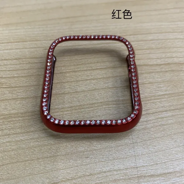 Apple Watch Crystal-Embellished Half-Case with Strap Band Smartwatches - 24
