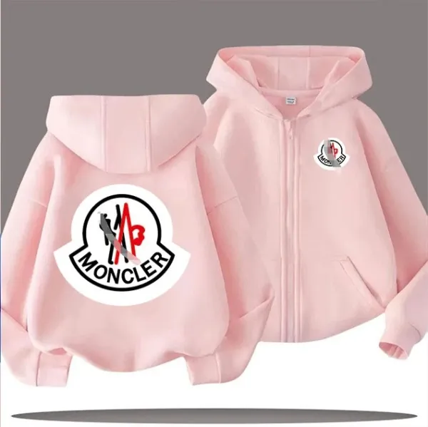 Moncler Logo Patch Hoodie Blue - 5