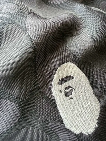 A Bathing Ape Camo Track Pants Black Sweatpants - 7
