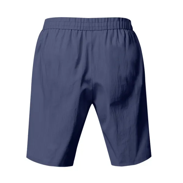 Design Drawstring Waist Shorts White - 53
