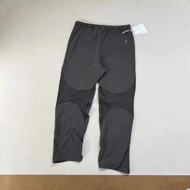 Design Technical Pants Gray Multi-Tone Windbreaker-Style Pants - 27