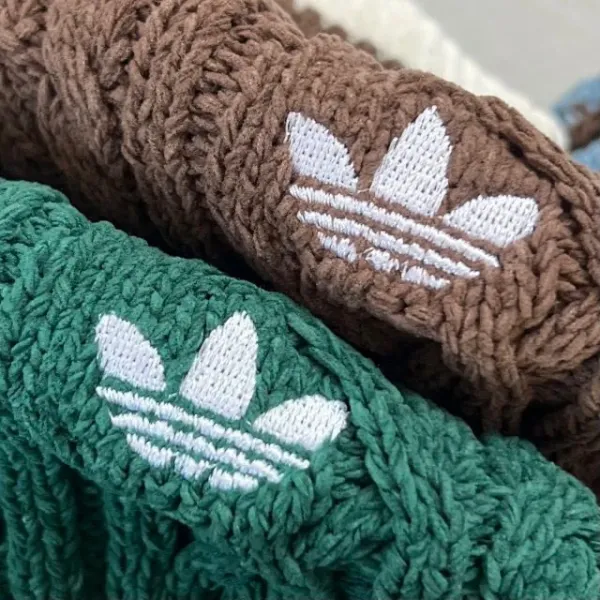 Adidas Originals Knit Cardigan Brown Multicolor Cardigan Outerwear.cardigan - 23