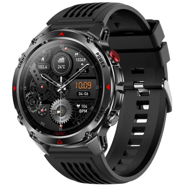 Design Smartwatch Pro Black Sporty Smartwatch Smartwatches - 1