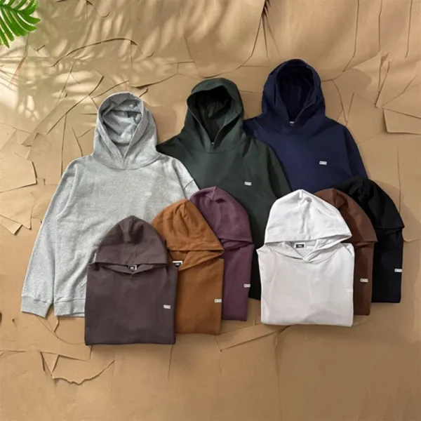 Essentials Gray Oversized Hoodie - 5